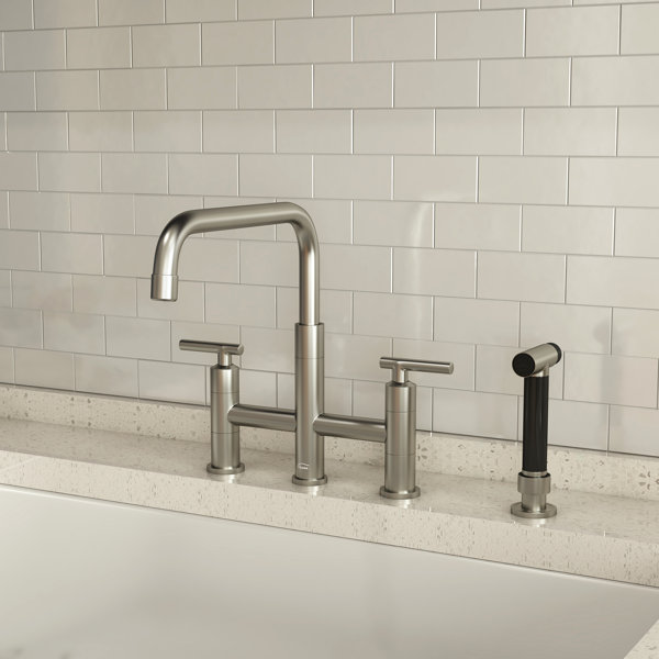 Clihome Kitchen Faucet With Side Spray 